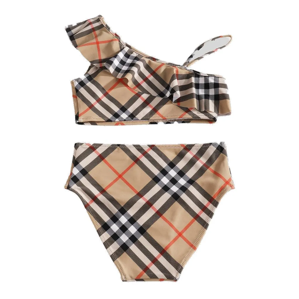 Burberry Kids Check Two-Piece Swimsuit