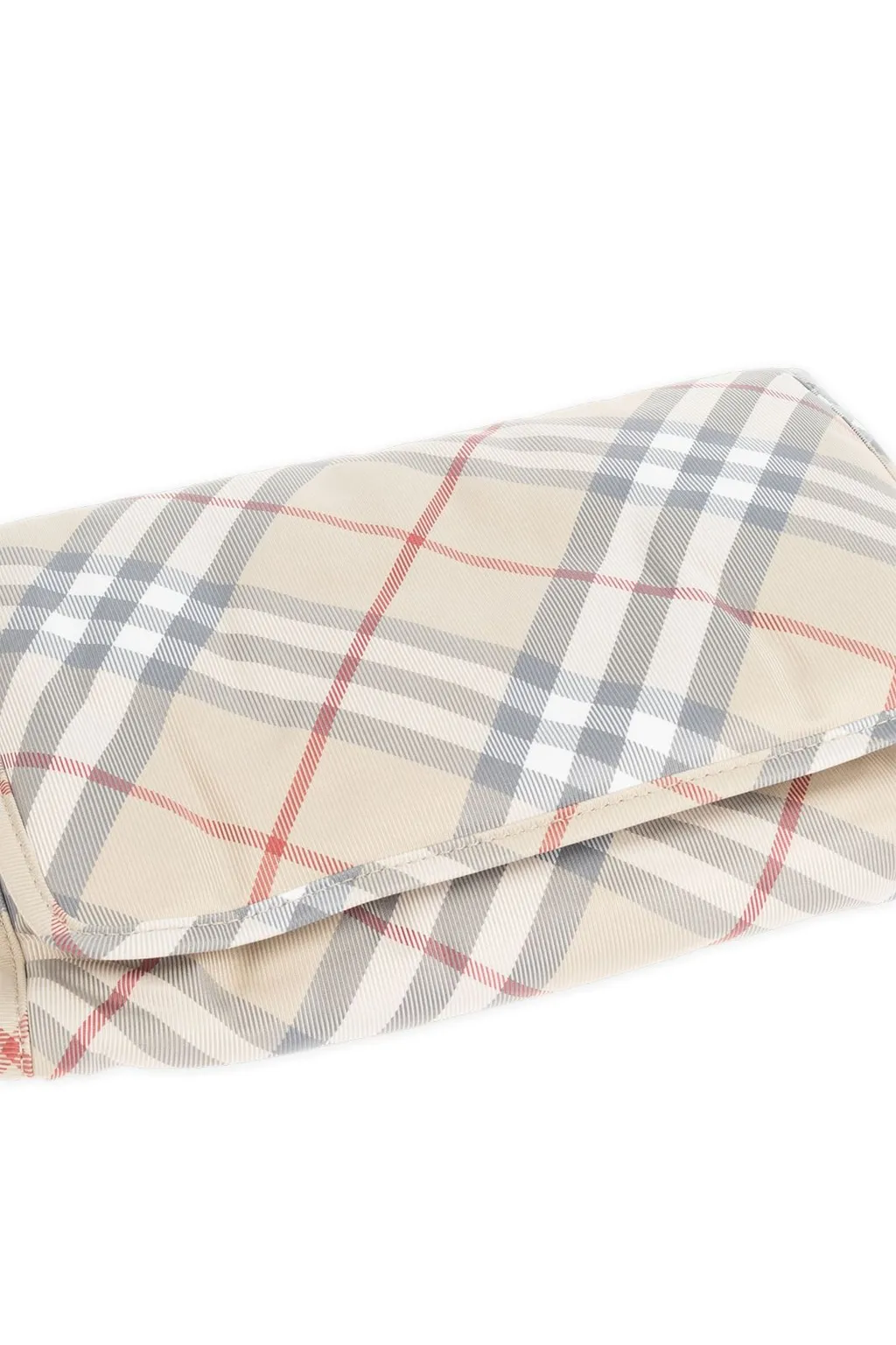 Burberry Kids Checked Zipped Changing Pouch