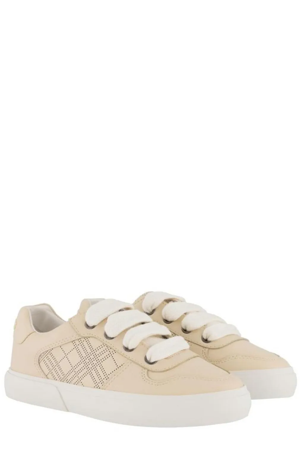 Burberry Kids Checked Low-Top Sneakers