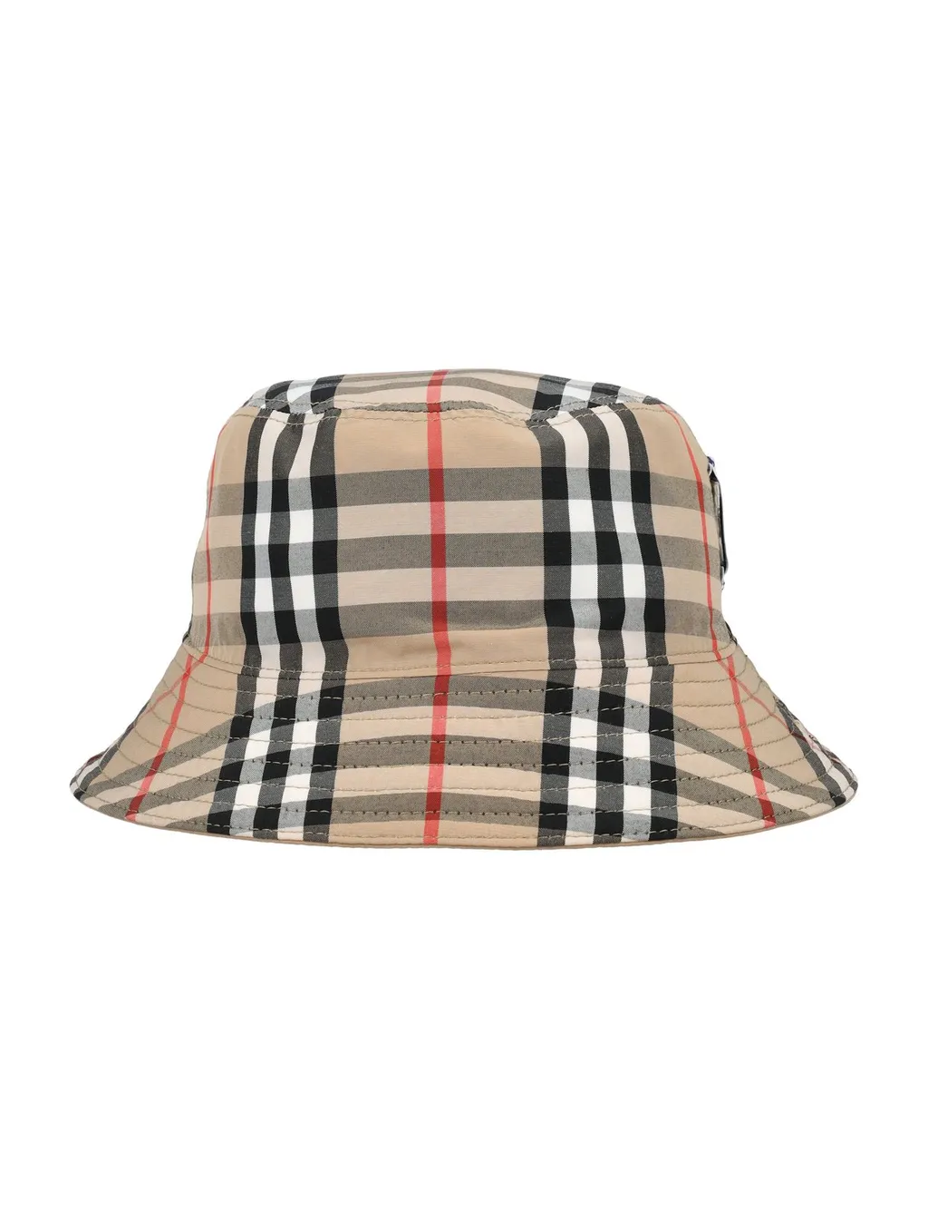 Burberry Kids Equestrian Knight Embroidered Reversible Bucket Hat