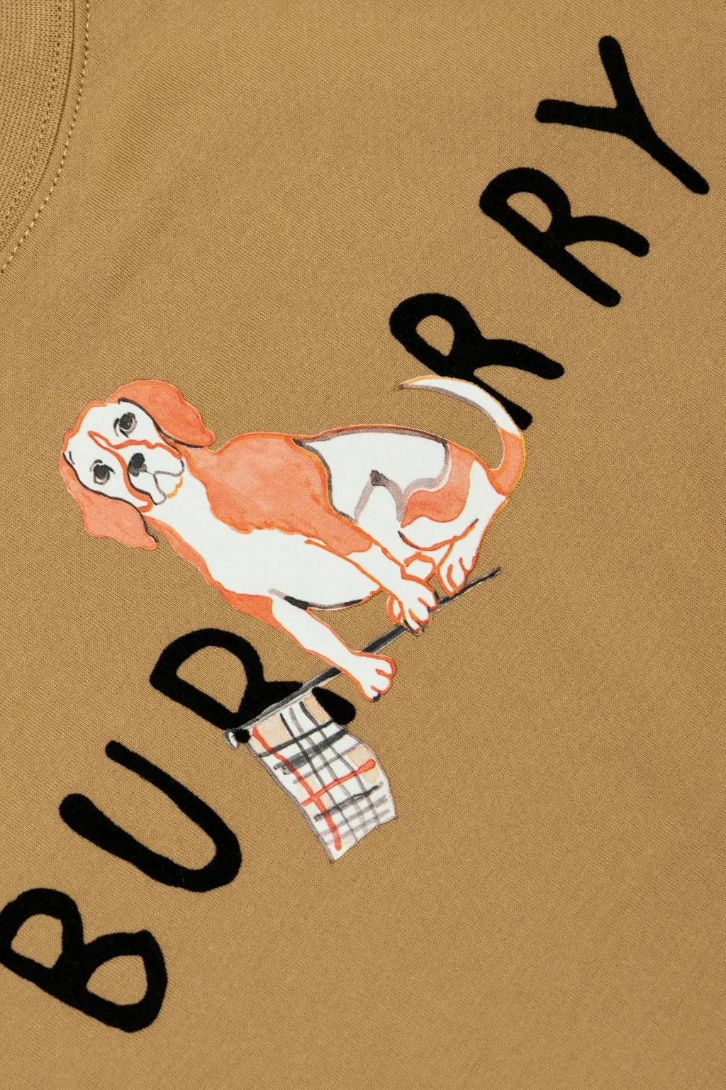 Burberry Kids Logo Printed Crewneck T-Shirt