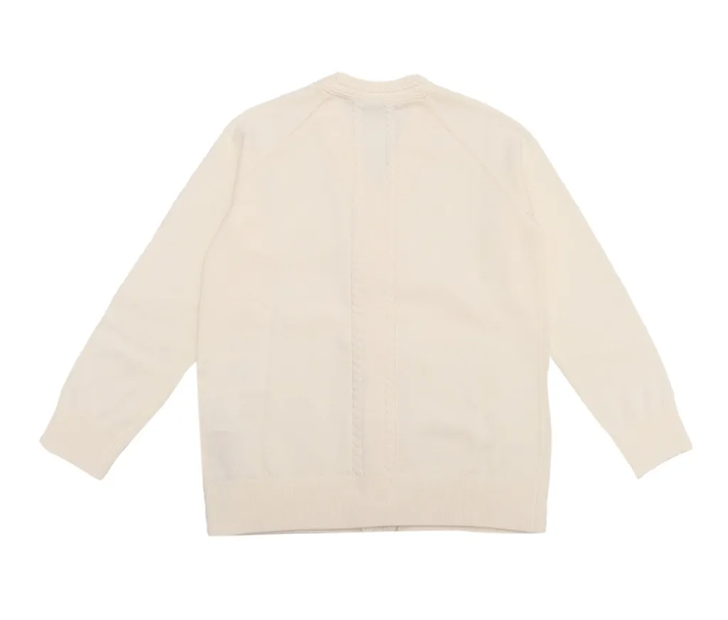 Burberry Kids Ekd Patch Knitted Cardigan