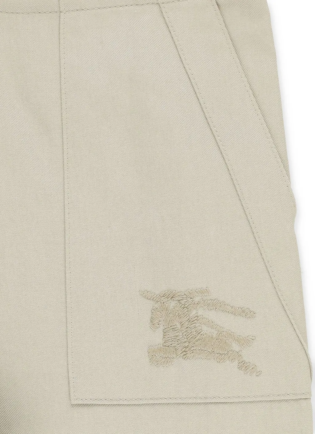 Burberry Kids Equestrian Knight-Embroidered Straight-Leg Trousers