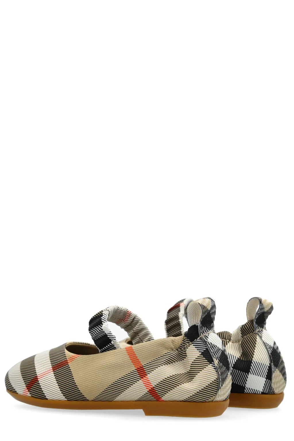Burberry Kids Check Ballerinas