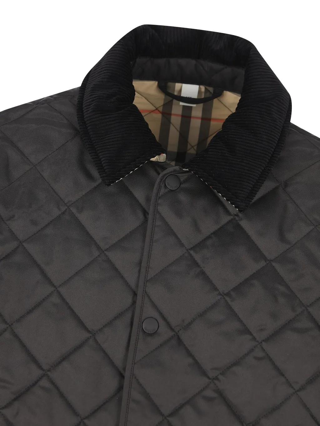 Burberry Kids Long Sleeved Quilted Jacket