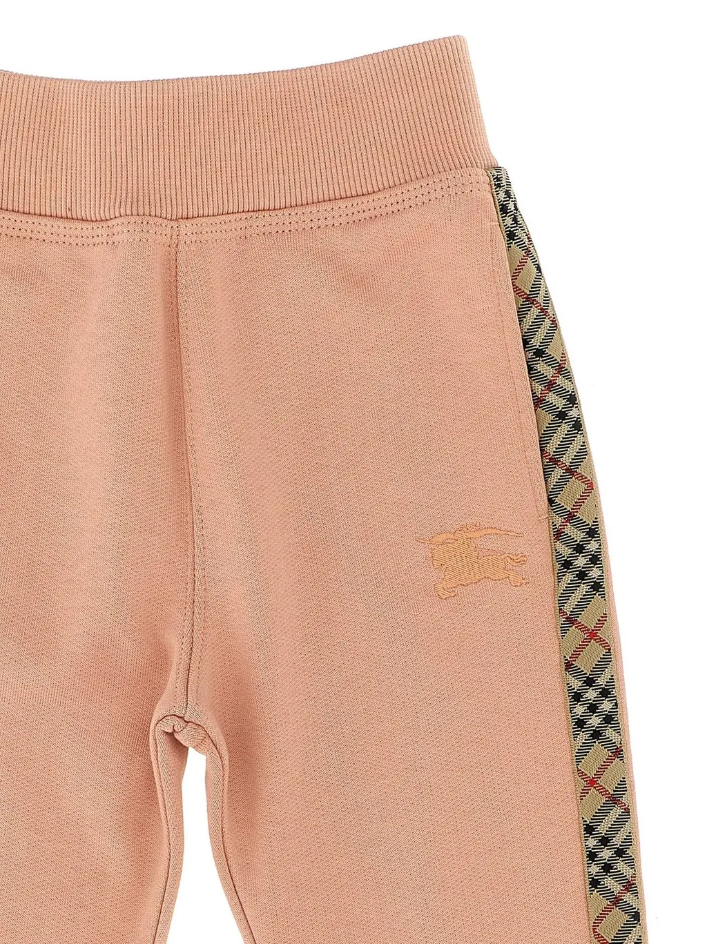 Burberry Kids	Check Trim Jogging Pants