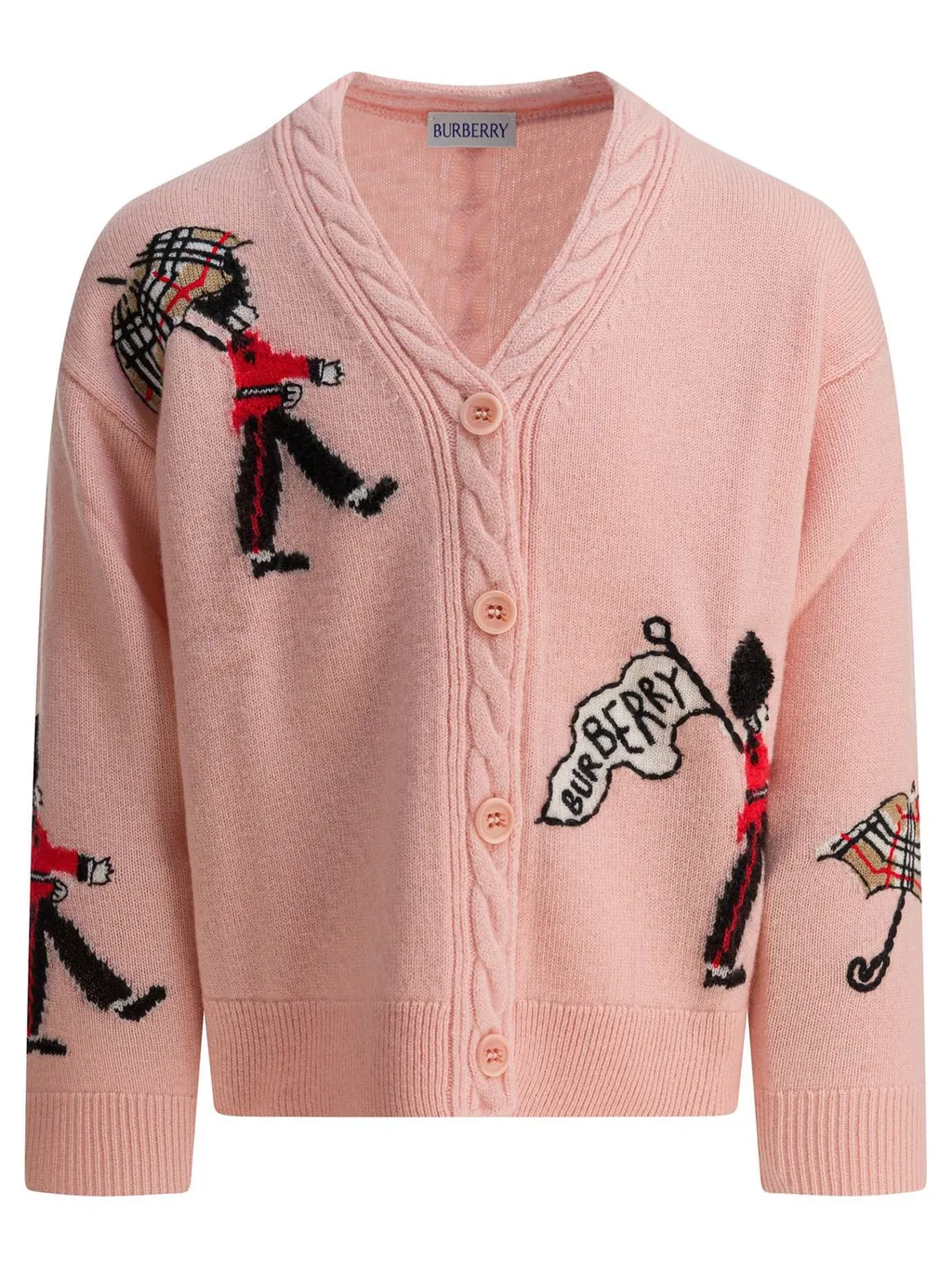 Burberry Kids London Guards Cardigan