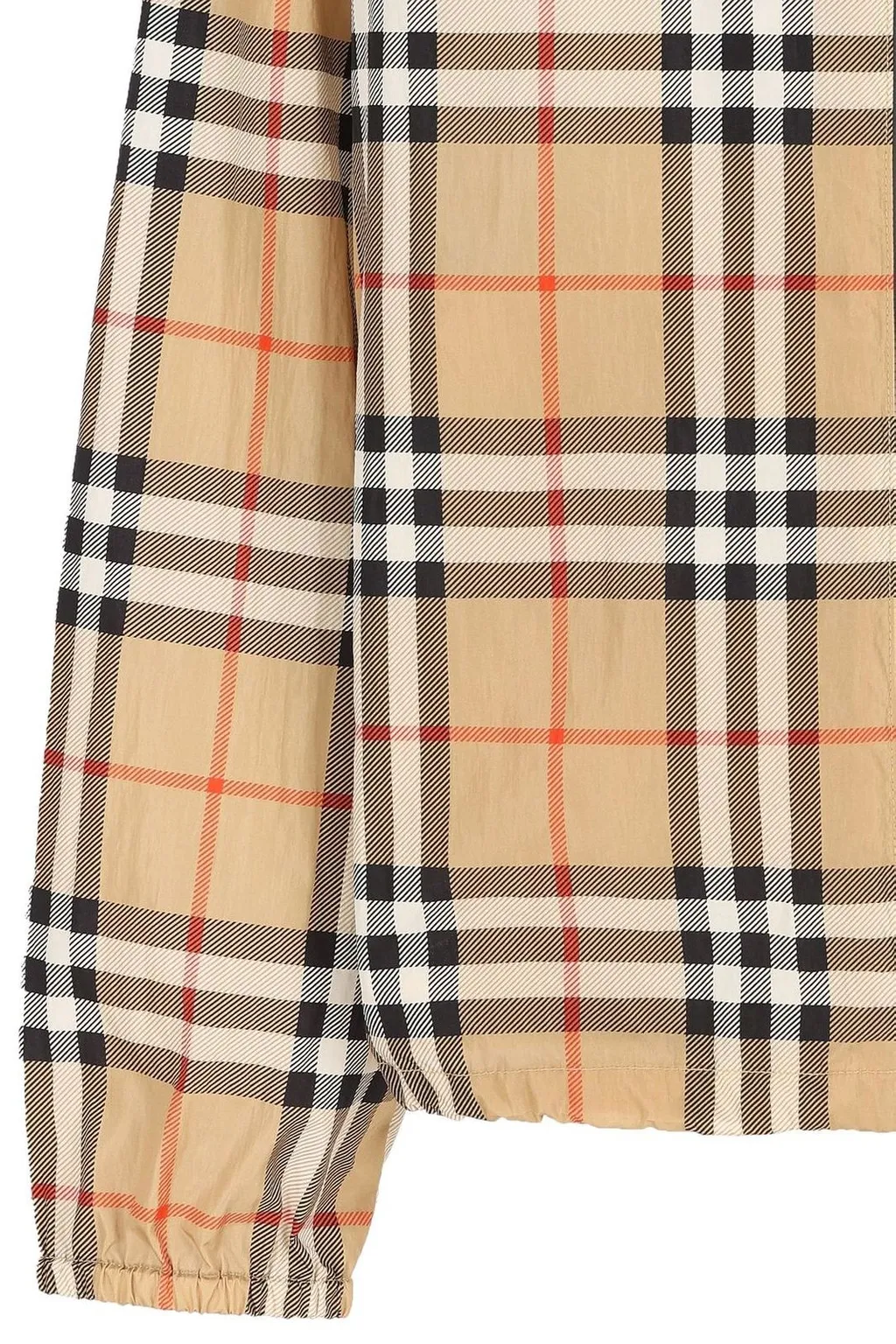Burberry Kids Checked Hooded Jacket