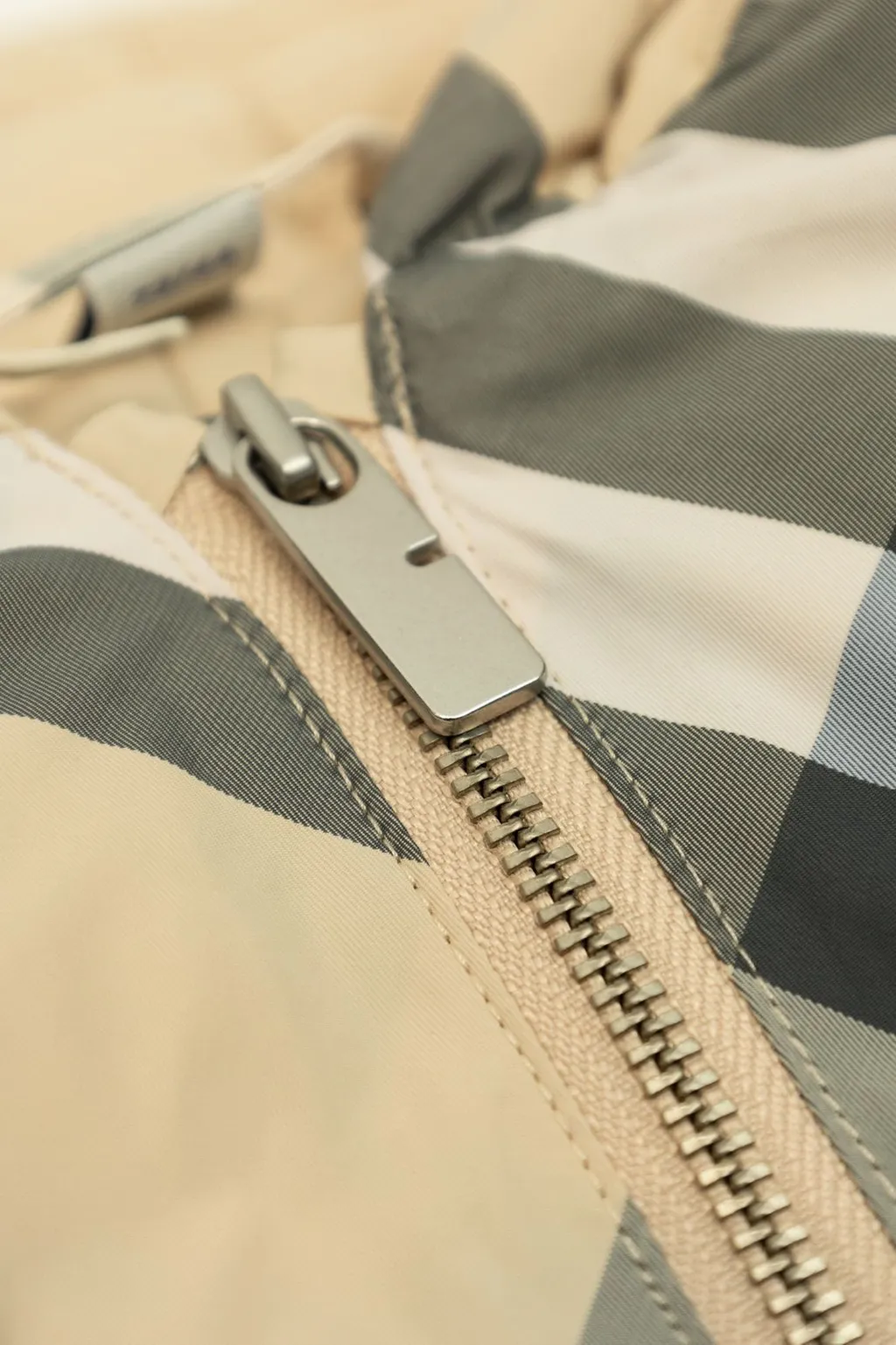 Burberry Kids Checked Down Overalls