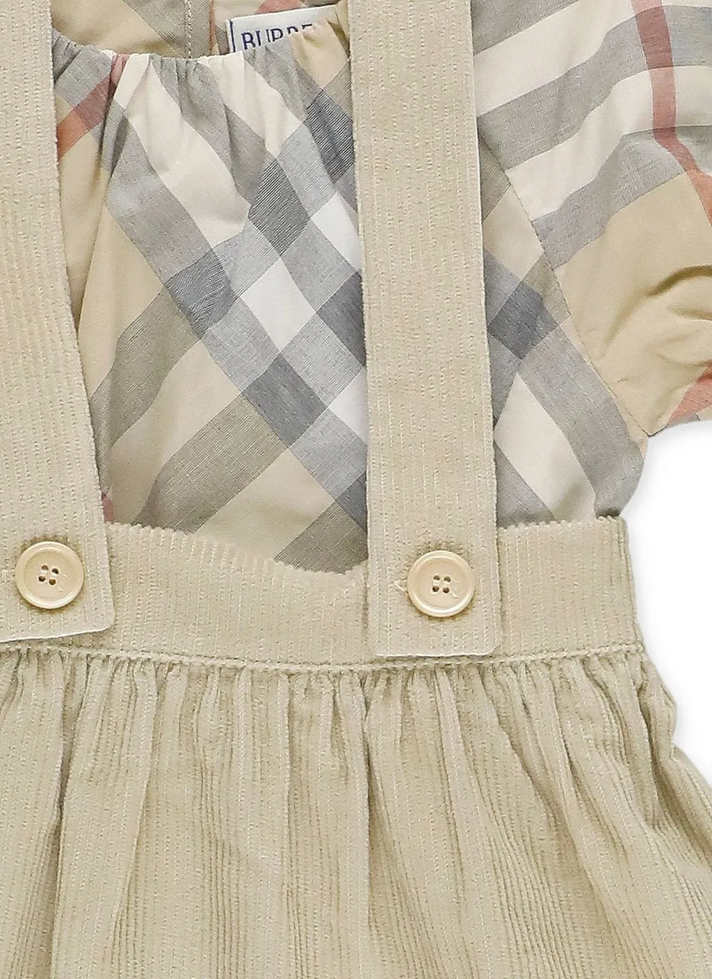 Burberry Kids Checked Three-Piece Baby Gift Set