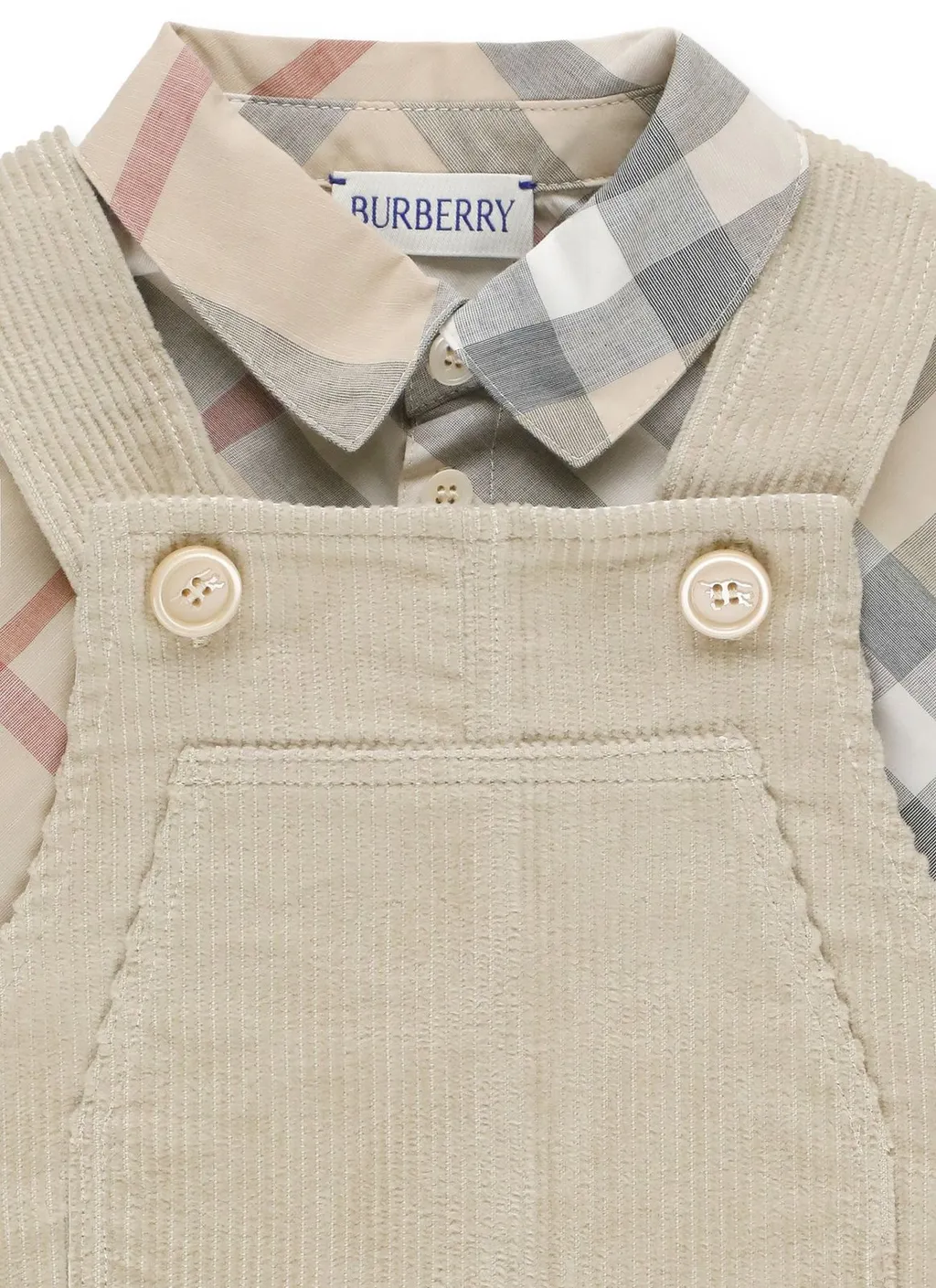 Burberry Kids Checked Three-Piece Baby Gift Set