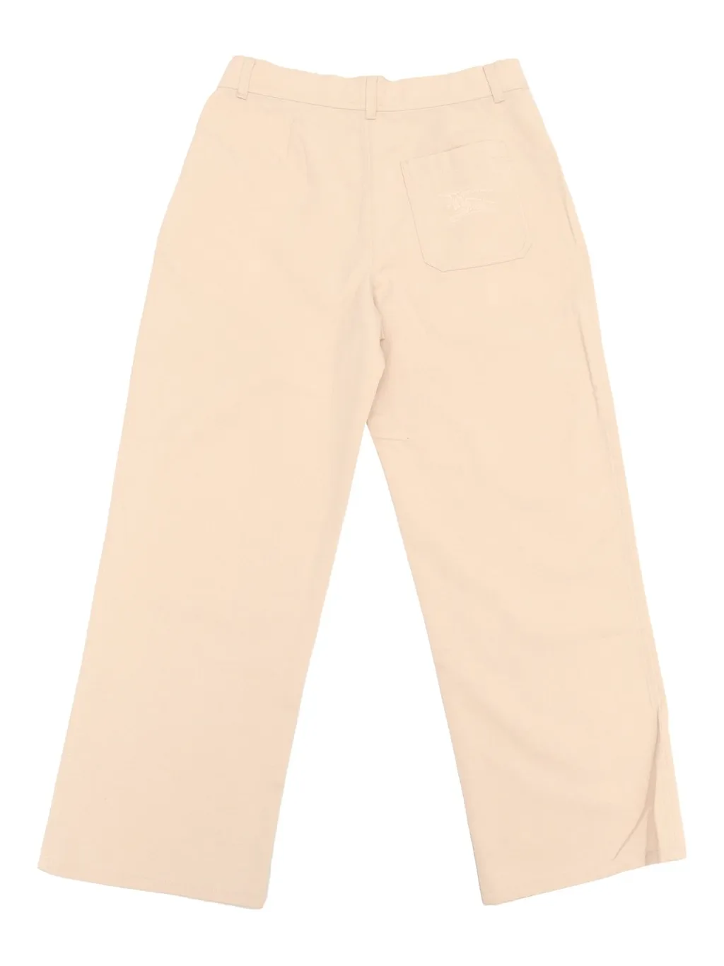 Burberry Kids Mid-Rise Straight Leg Pants