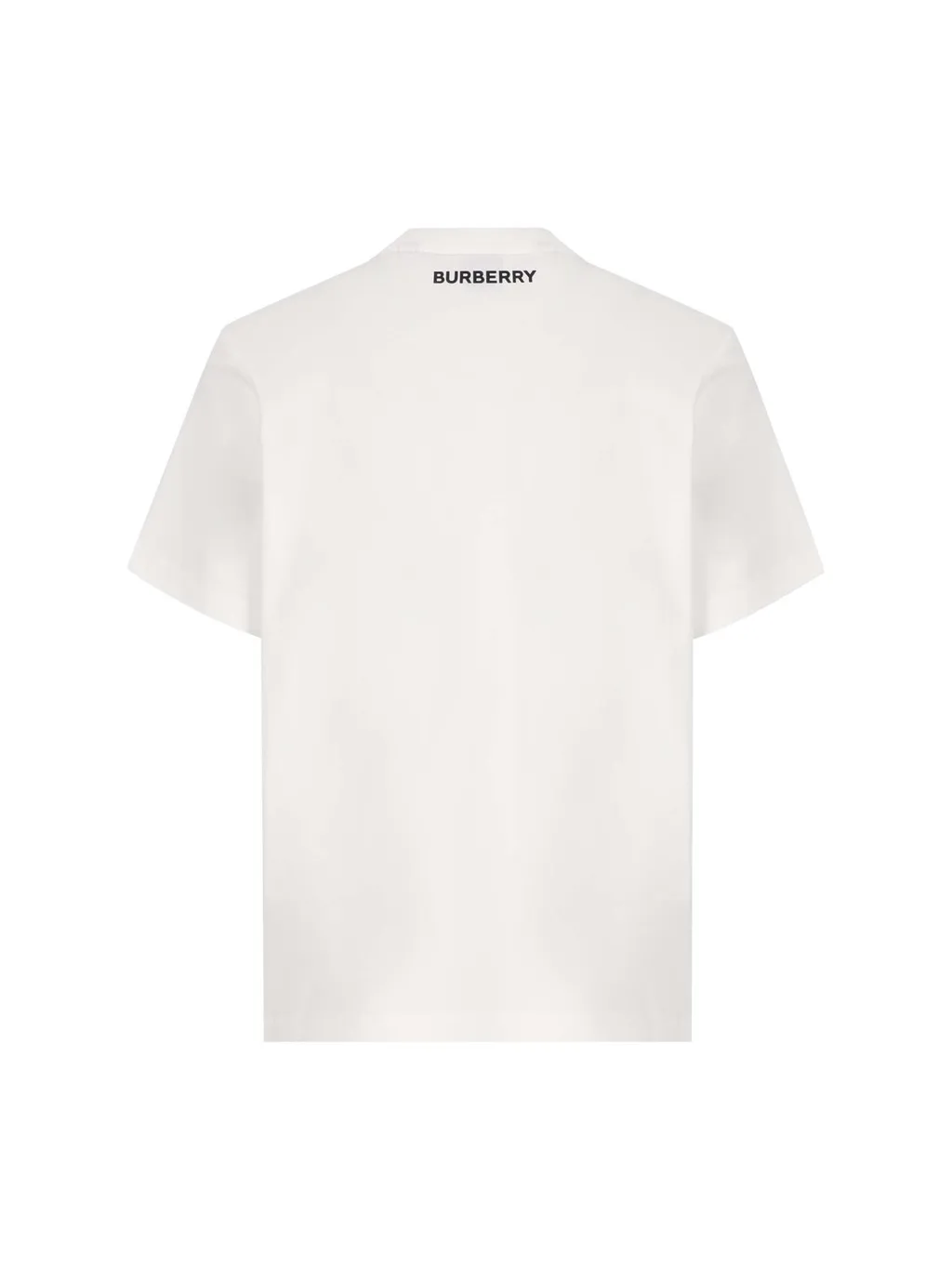 Burberry Kids Check Detailed Crewneck T-Shirt