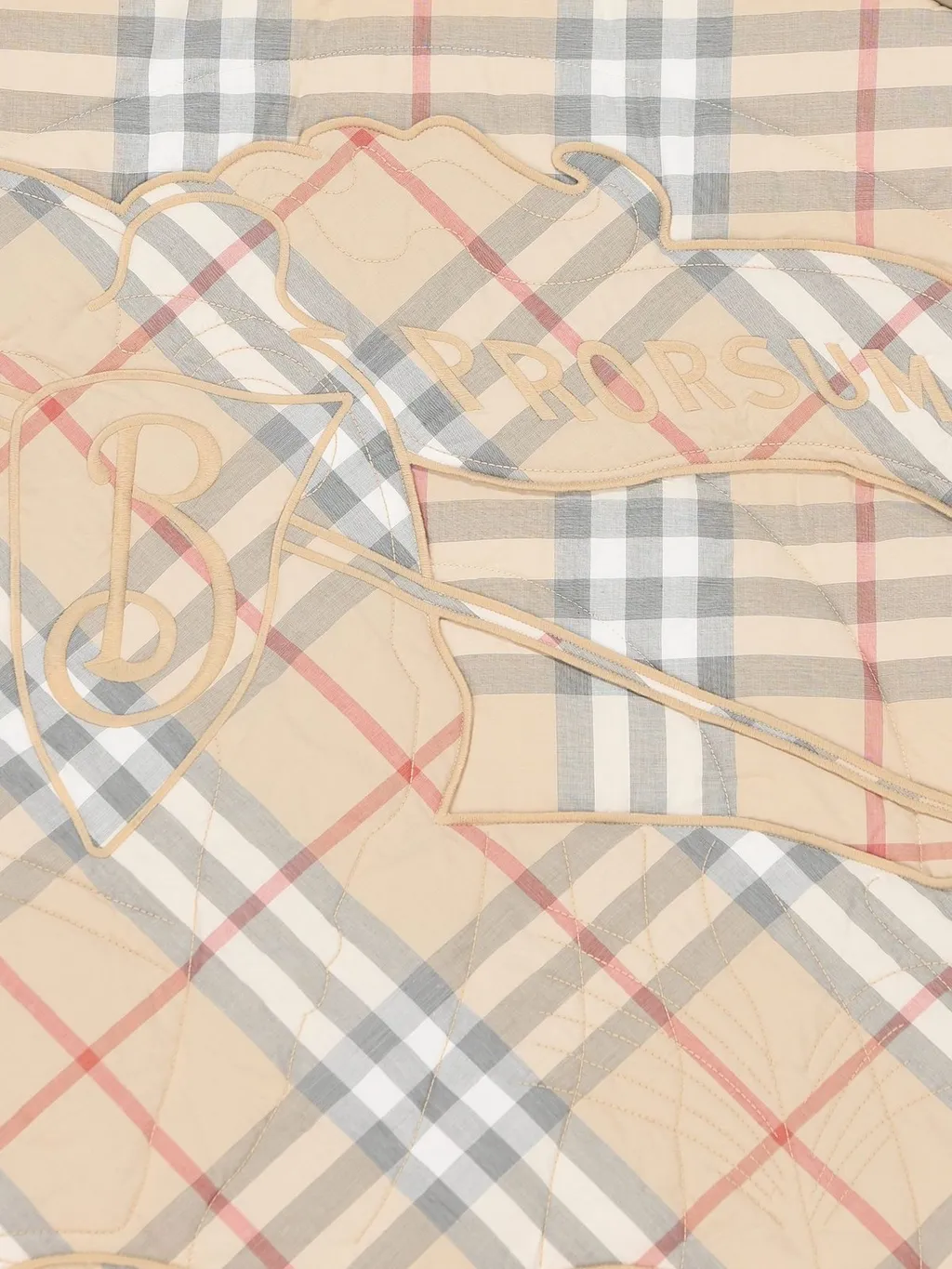 Burberry Kids Checked Padded Playmat