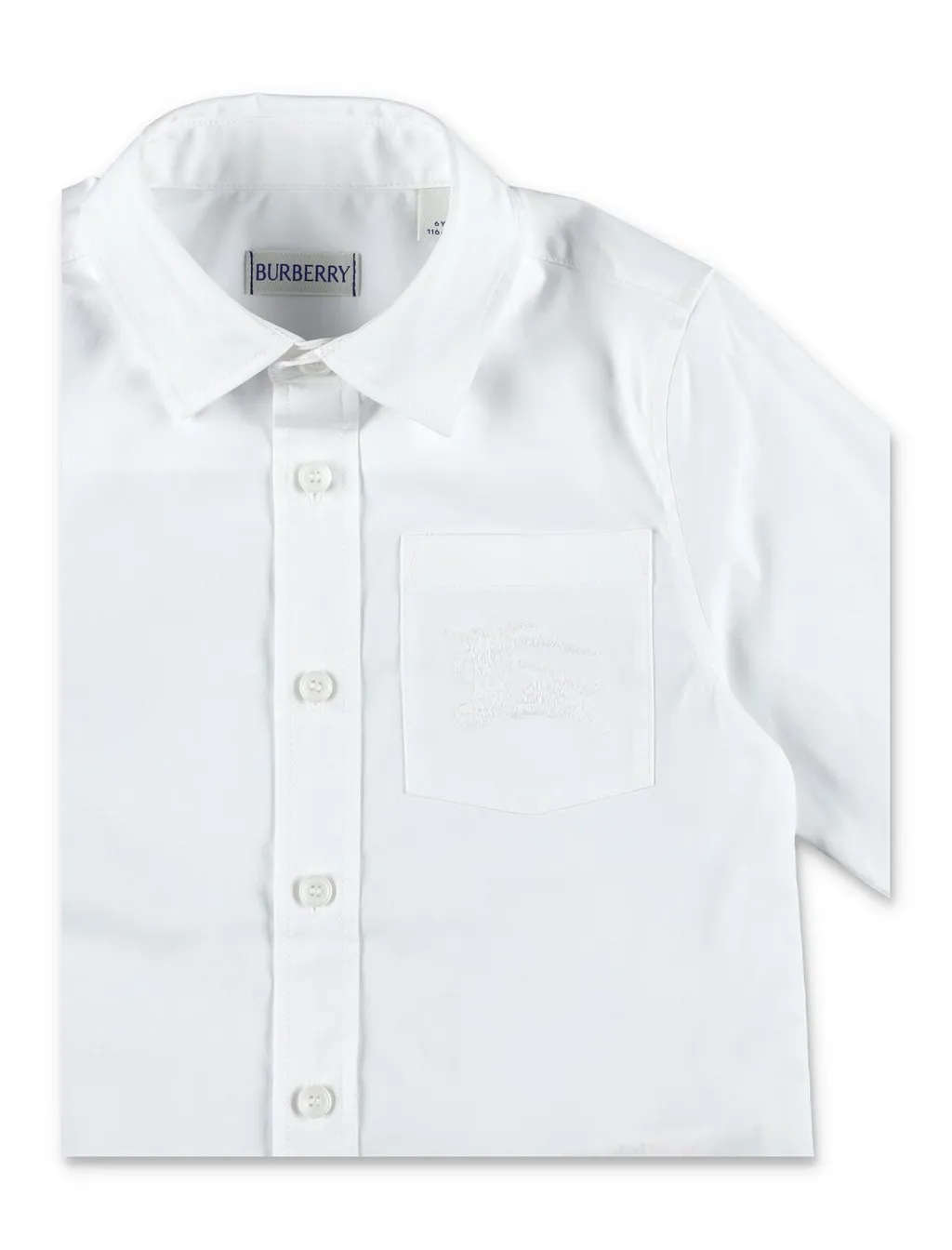 Burberry Kids Ekd Buttoned Long-Sleeved Shirt