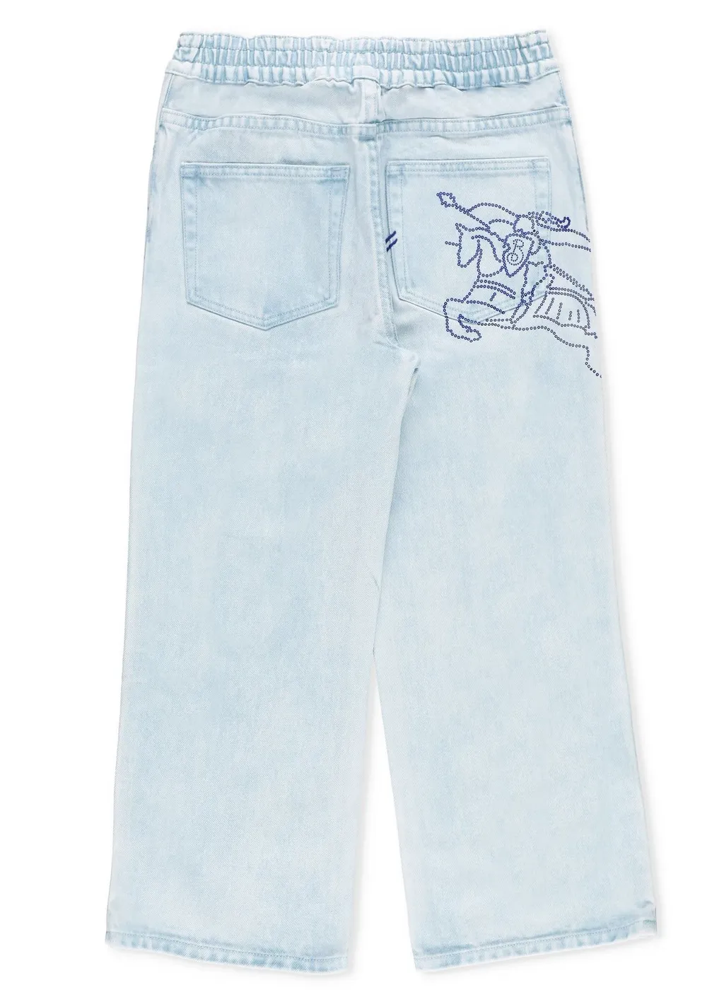 Burberry Kids Sequin Embellished Straight-Leg Trousers