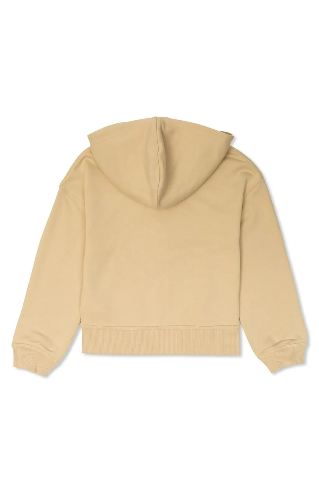 Burberry Kids Check Label Zip-Up Hoodie