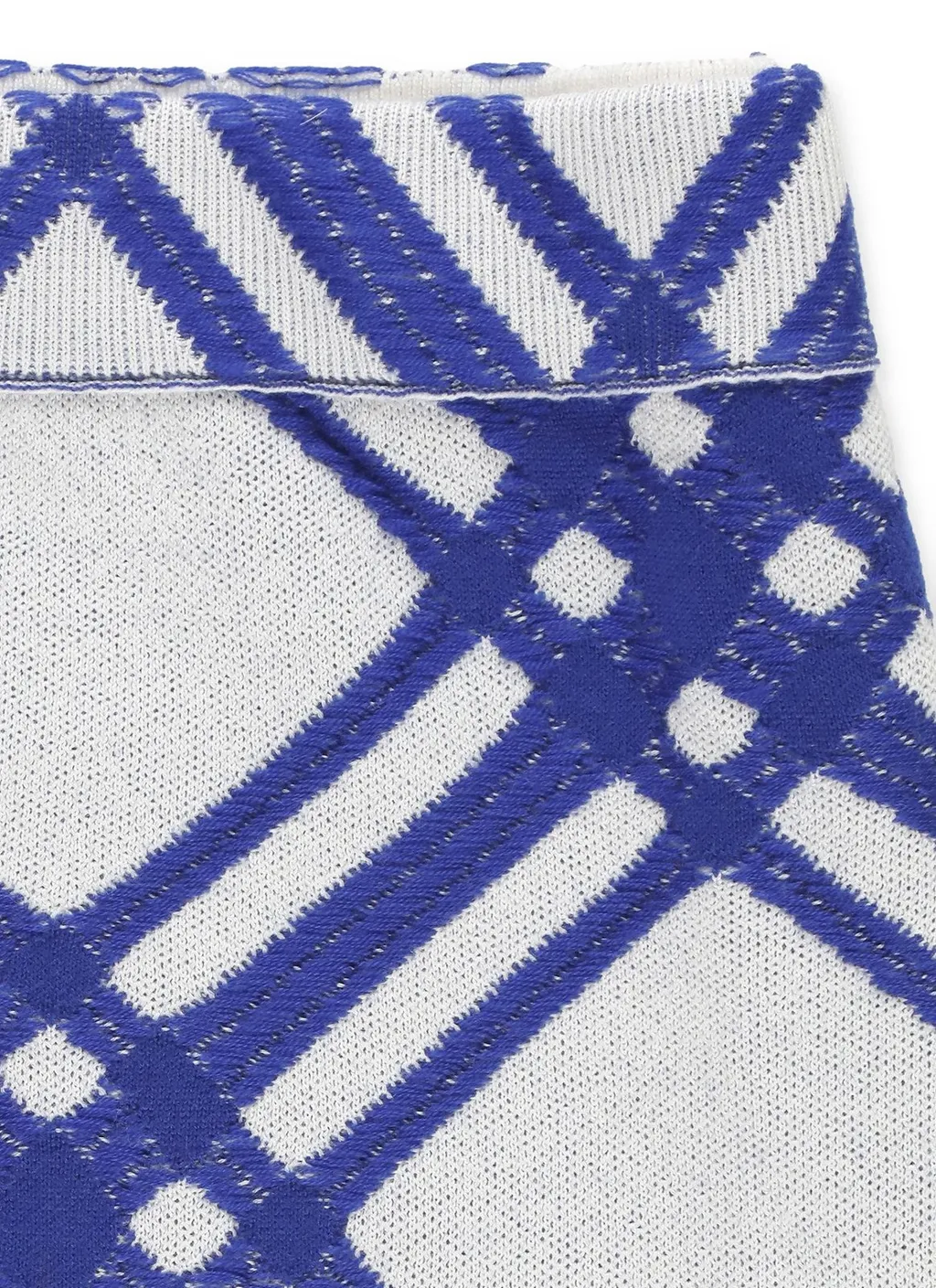 Burberry Kids Checked High-Waist Skirt