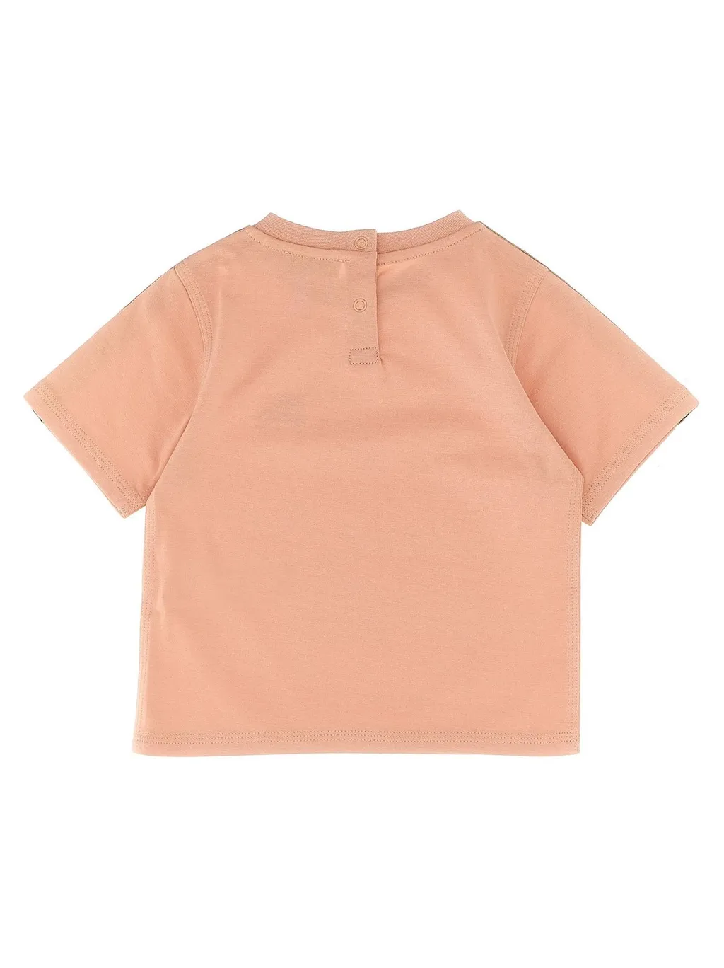 Burberry Kids Check Trim Crewneck T-Shirt