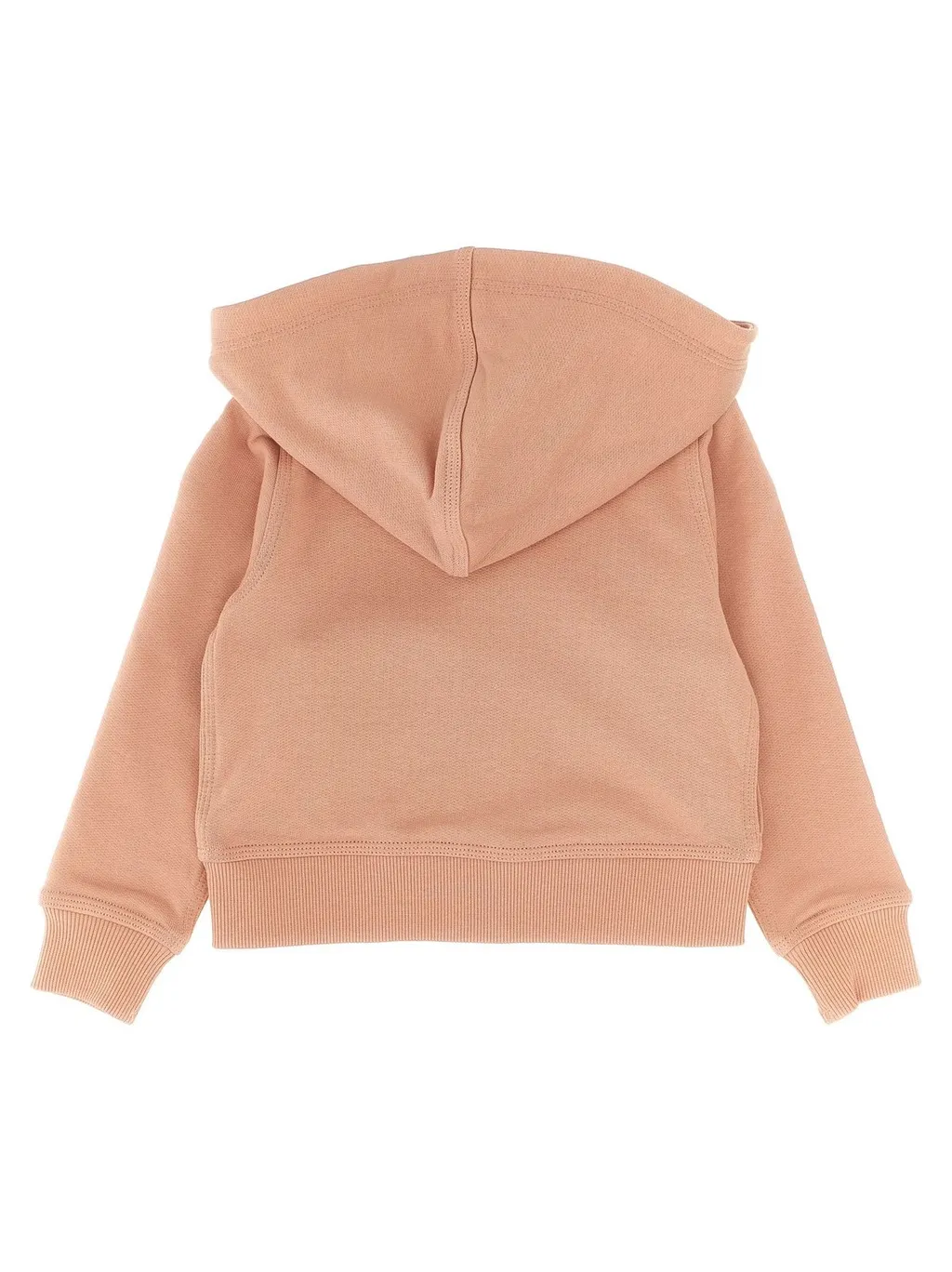Burberry Kids Check Trim Zip-Up Hoodie