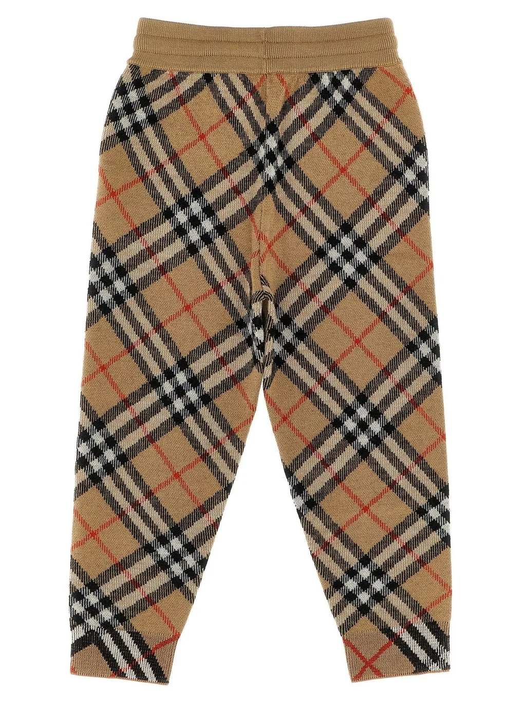 Burberry Kids Drawstring Tapered-Leg Trousers