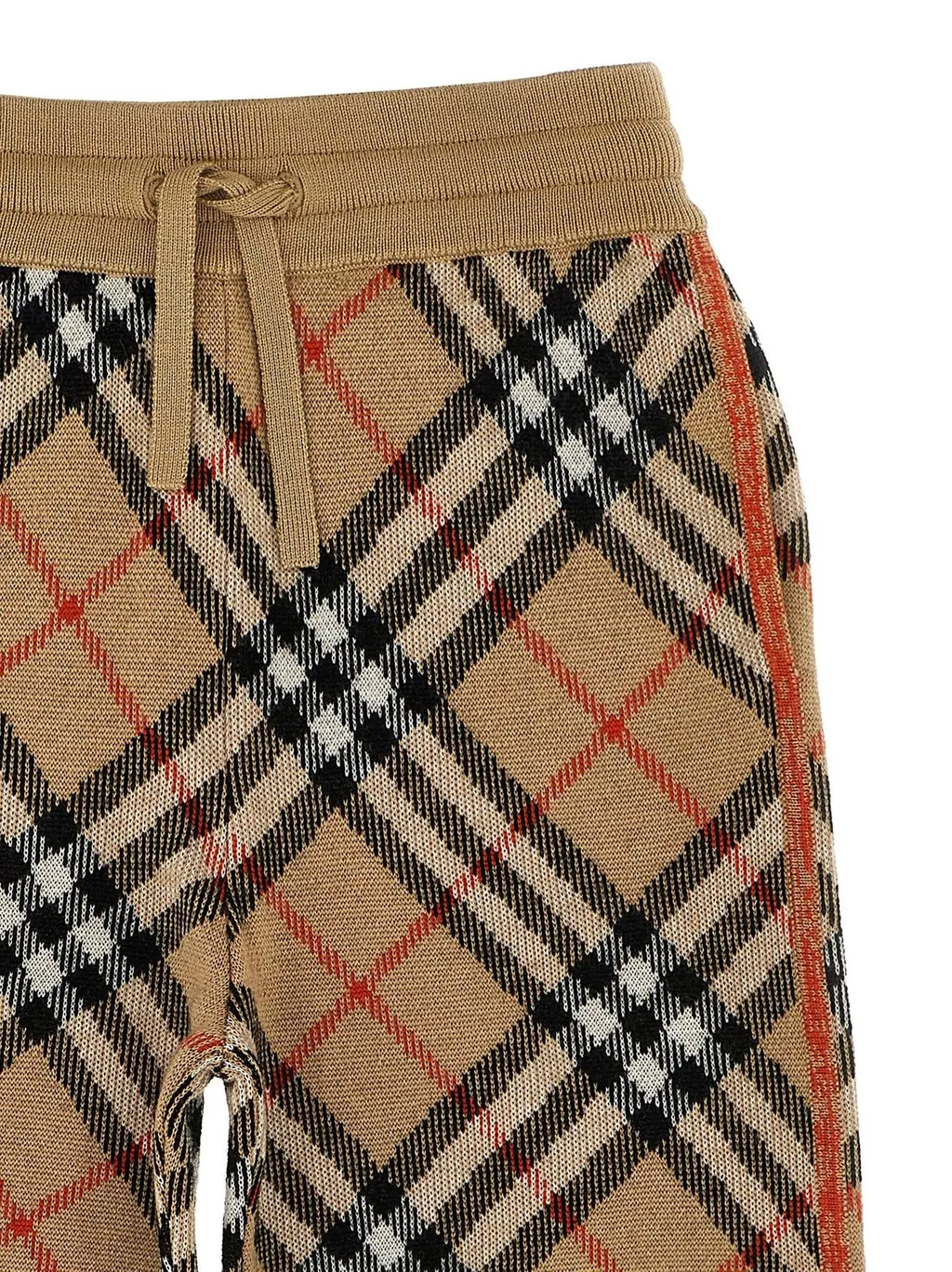 Burberry Kids Drawstring Tapered-Leg Trousers