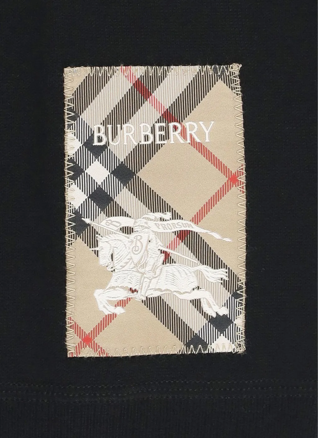 Burberry Kids Check Patch Cardigan