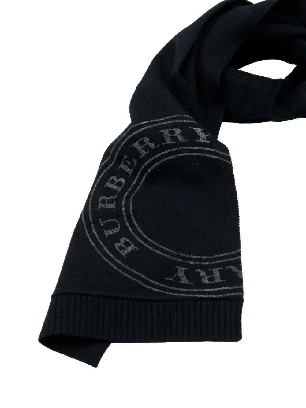 Burberry Kids Logo Printed Rectangular Scarf