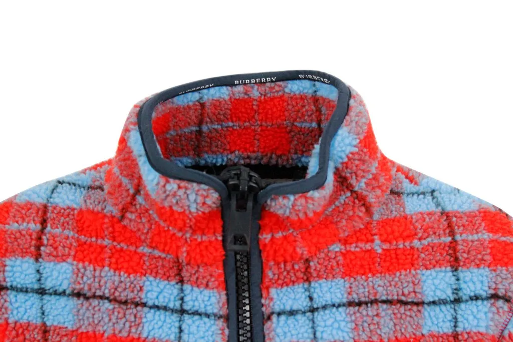 Burberry Kids Checked Turtleneck Jacket