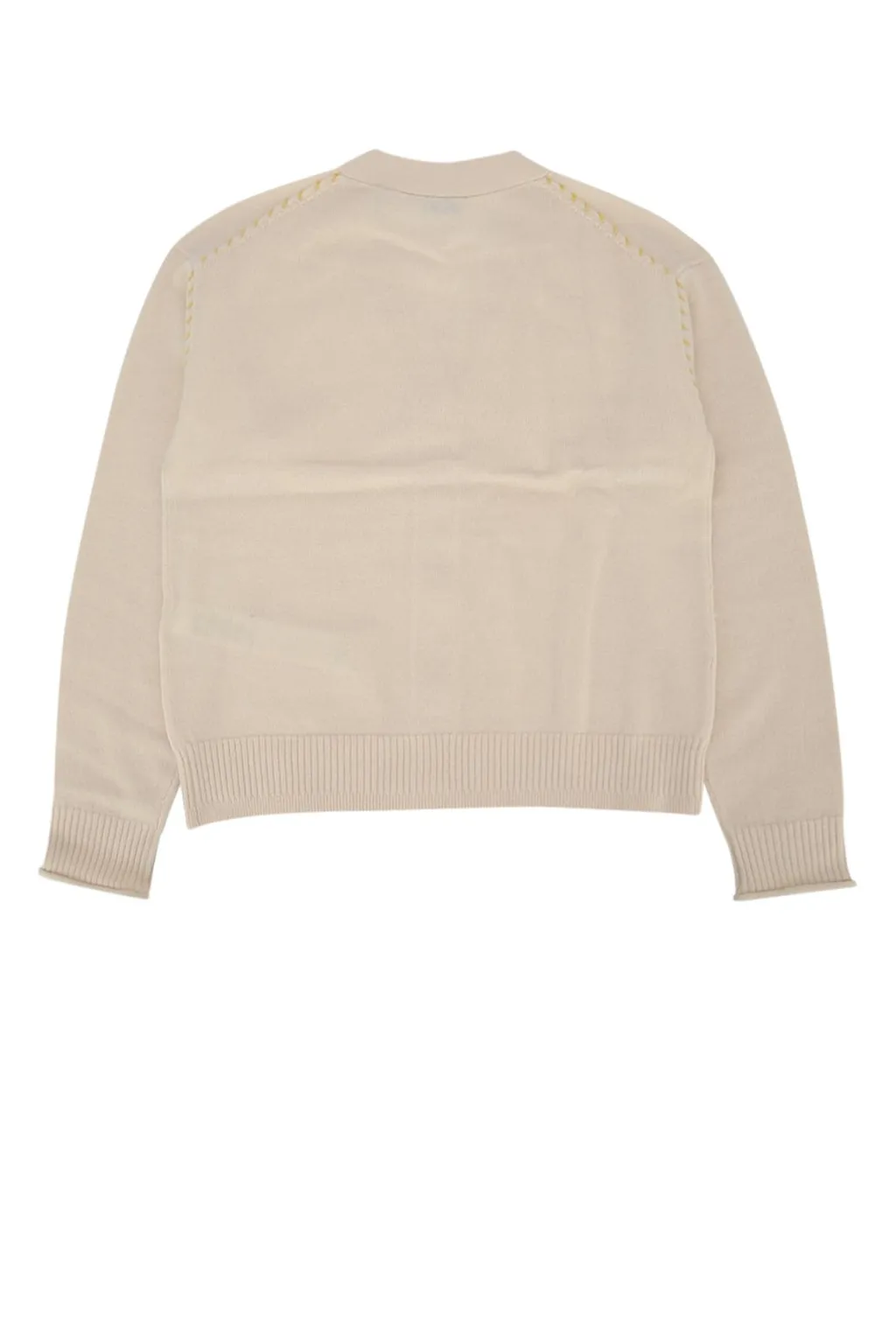 Burberry Kids Logo Patch V-Neck Buttoned Cardigan