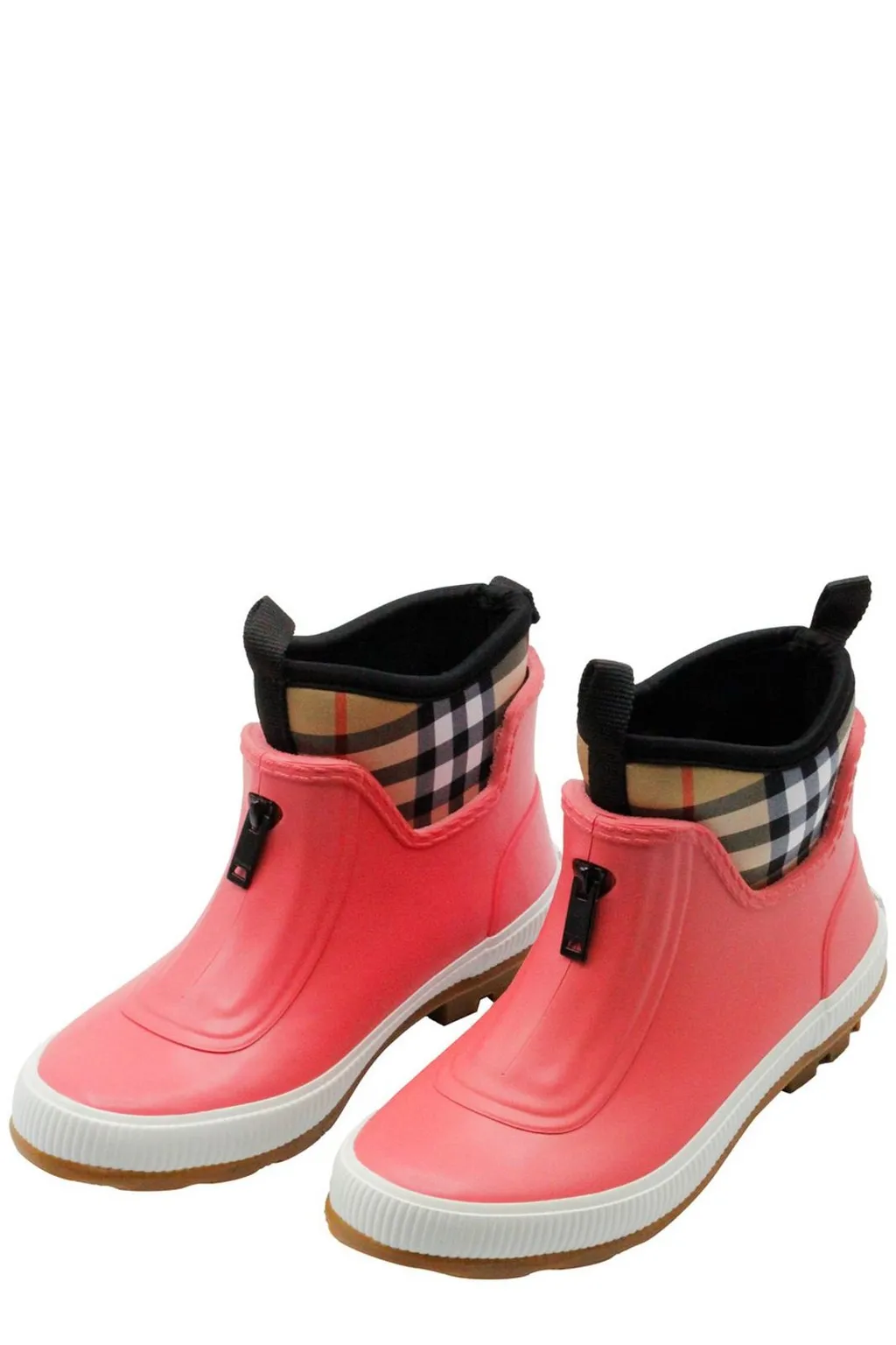 Burberry Kids Panelled Ankle Boots