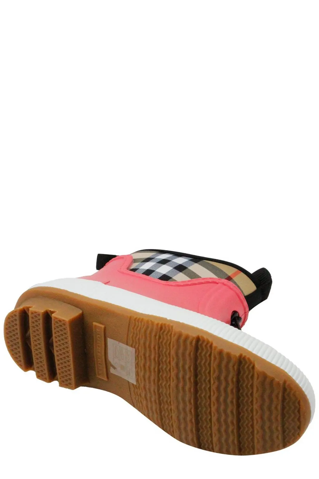 Burberry Kids Panelled Ankle Boots