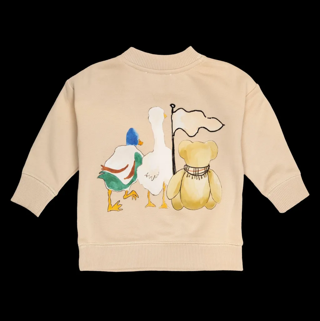 Burberry Kids Logo Embroidered Crewneck Sweatshirt