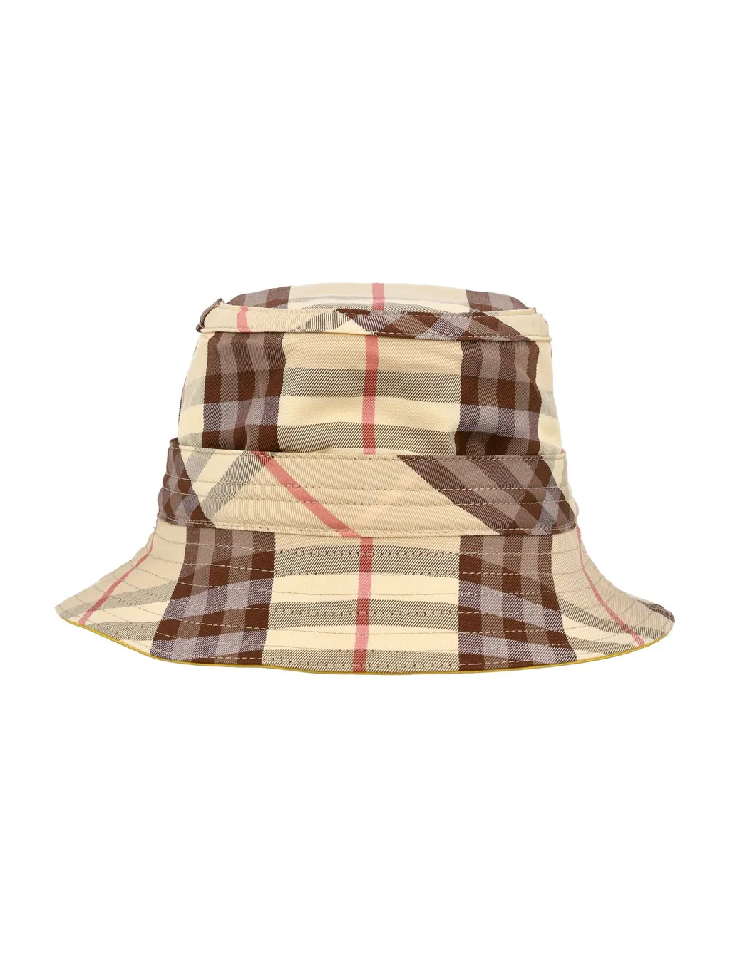 Burberry Kids Checked Reversible Bucket Hat