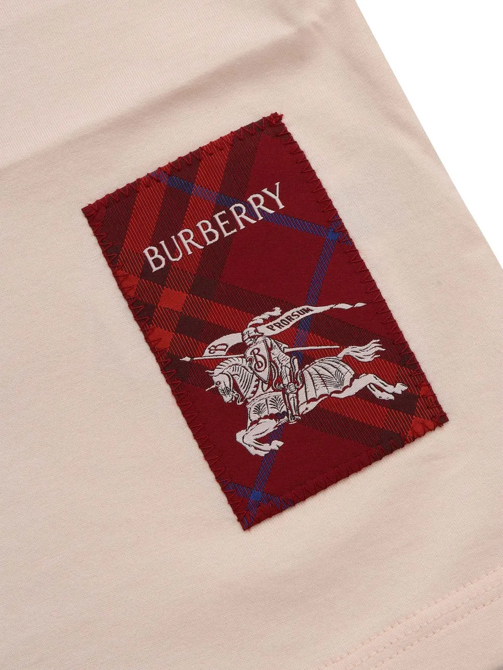 Burberry Kids Logo Patch Crewneck T-Shirt