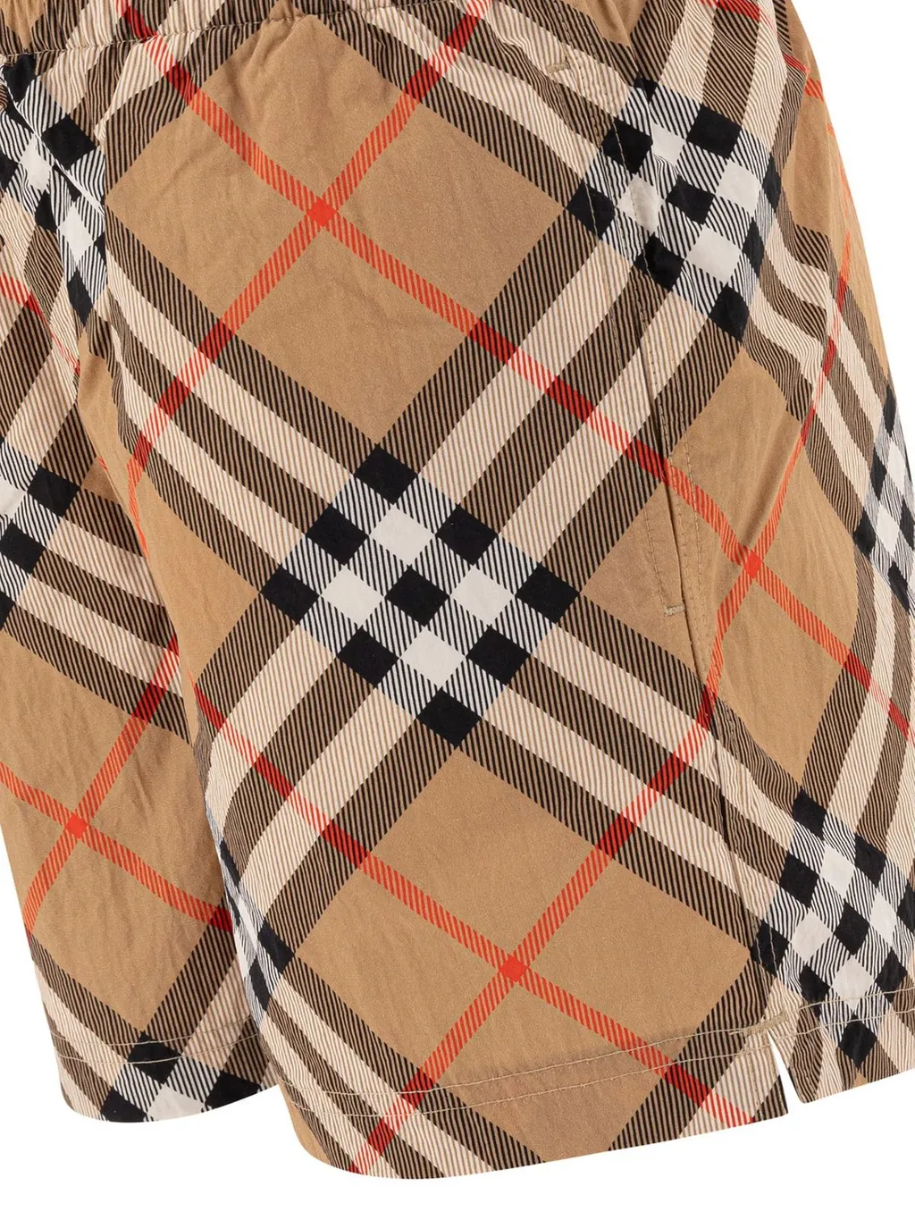 Burberry Kids Check Swim Shorts