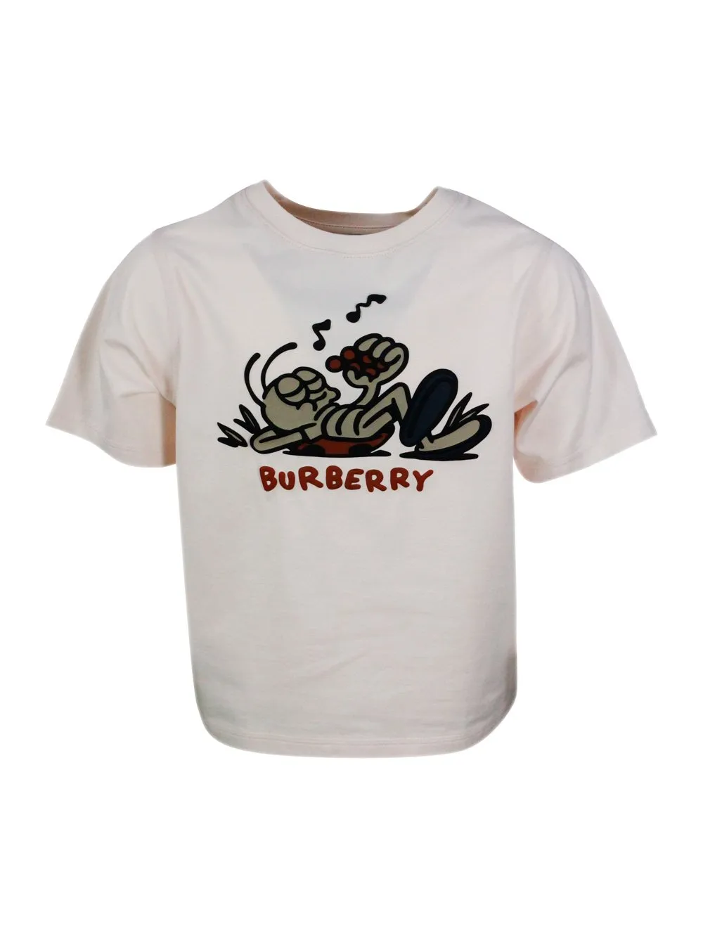 Burberry Kids Logo Printed Crewneck T-Shirt