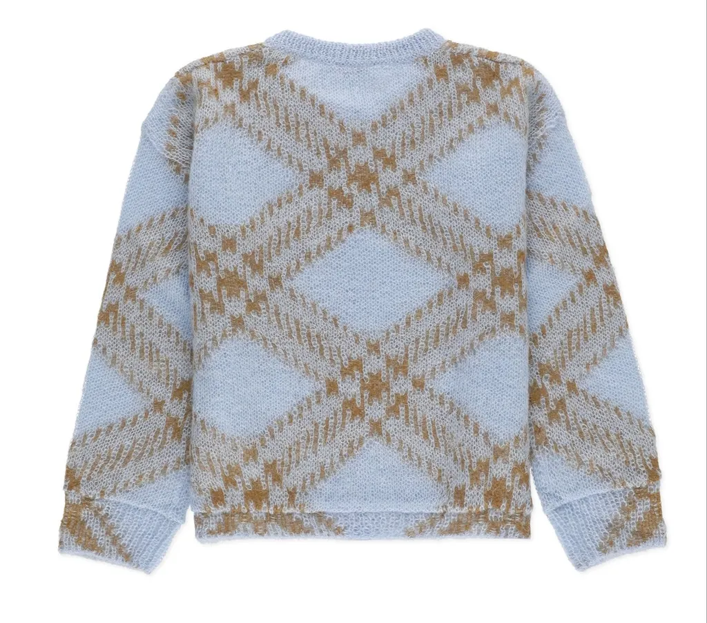 Burberry Kids Buttoned Long-Sleeved Cardigan