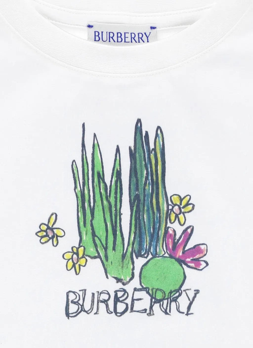 Burberry Kids Pond Printed Crewneck T-Shirt
