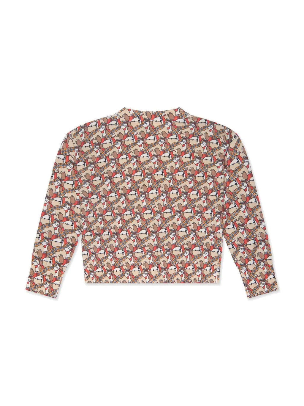 Burberry Kids Thomas Bear Printed V-Neck Cardigan