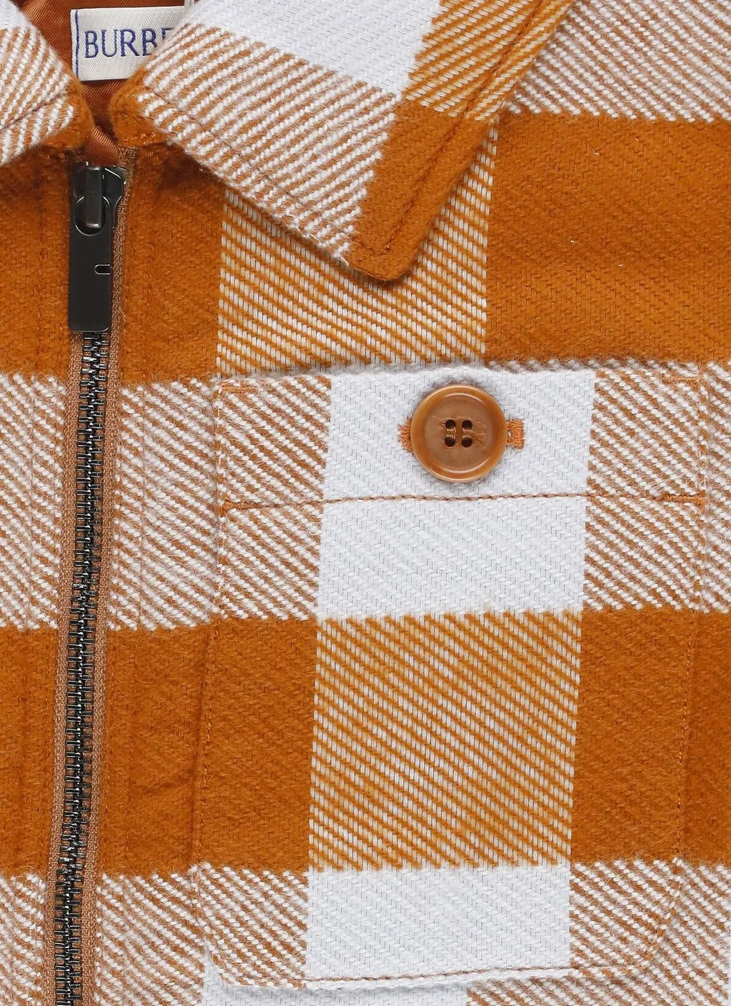 Burberry Kids Check-Printed Zipped Jacket