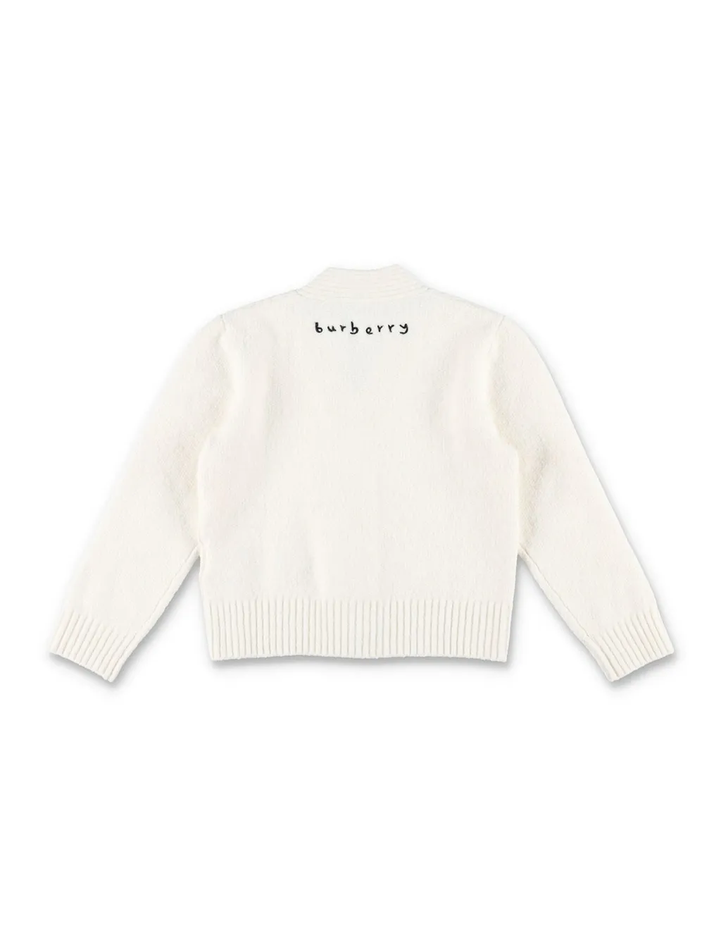 Burberry Kids Swan Chunky-Knit Cardigan