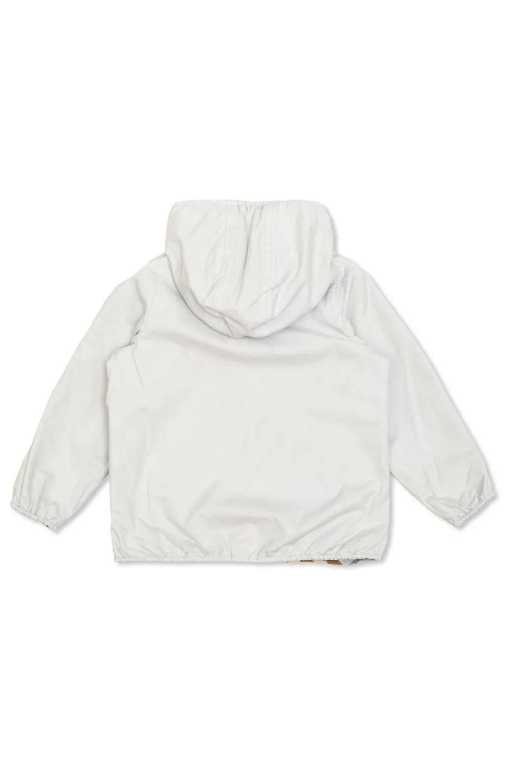 Burberry Kids Checked Hooded Reversible Jacket