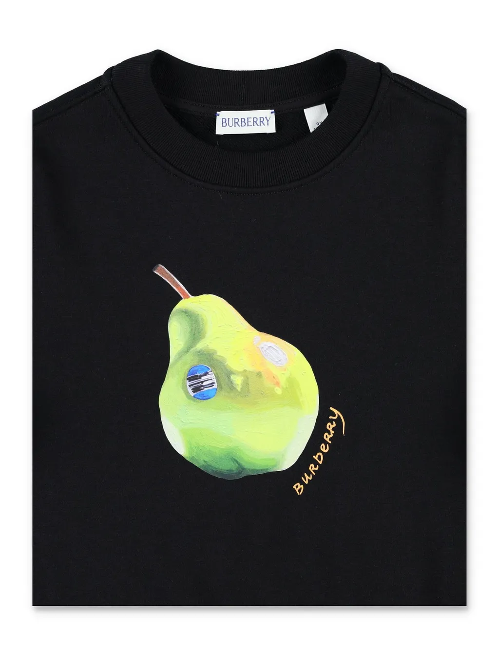 Burberry Kids Pear Printed Crewneck Sweatshirt
