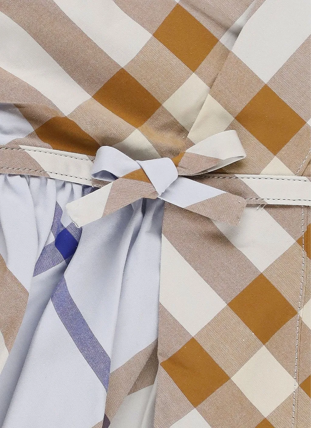 Burberry Kids Checked Crewneck Dress