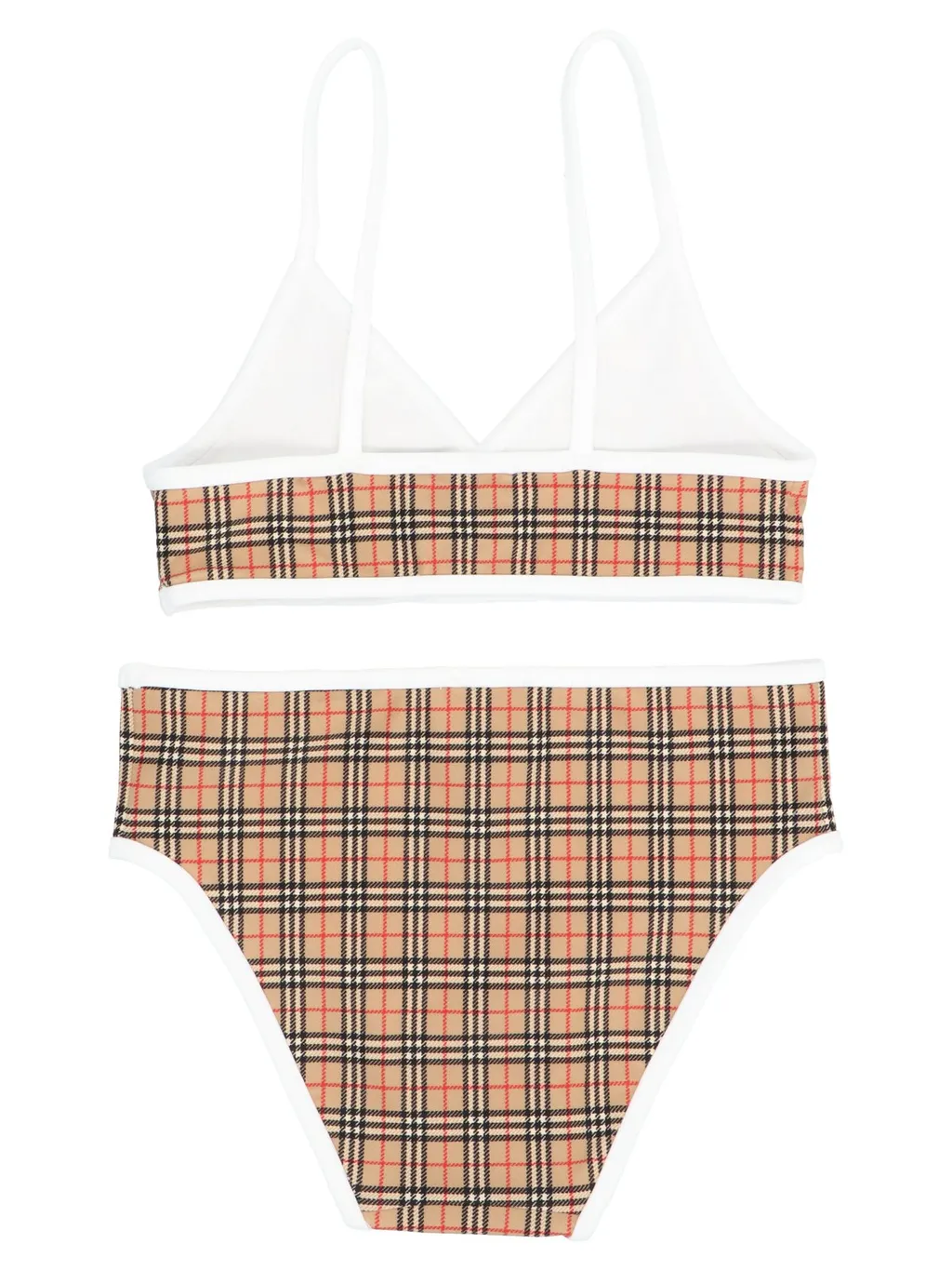 Burberry Kids Checked Two-Piece Swimsuit