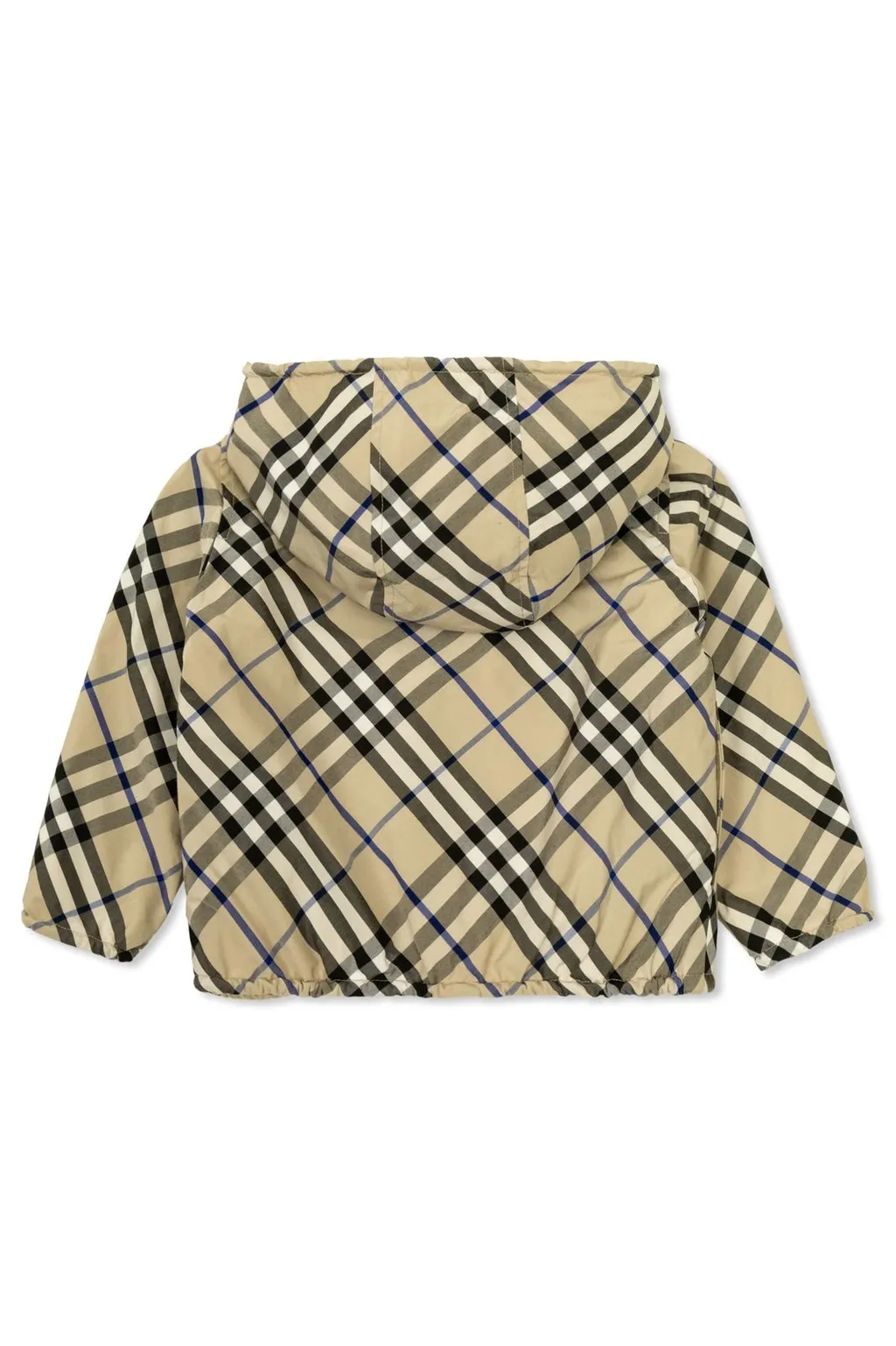 Burberry Kids Reversible Checked Hooded Jacket