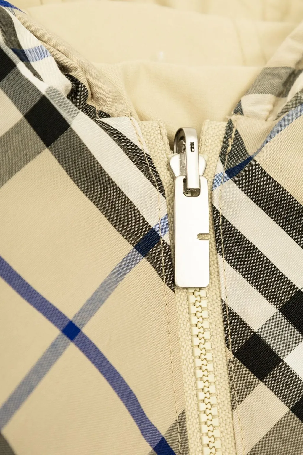 Burberry Kids Reversible Checked Hooded Jacket