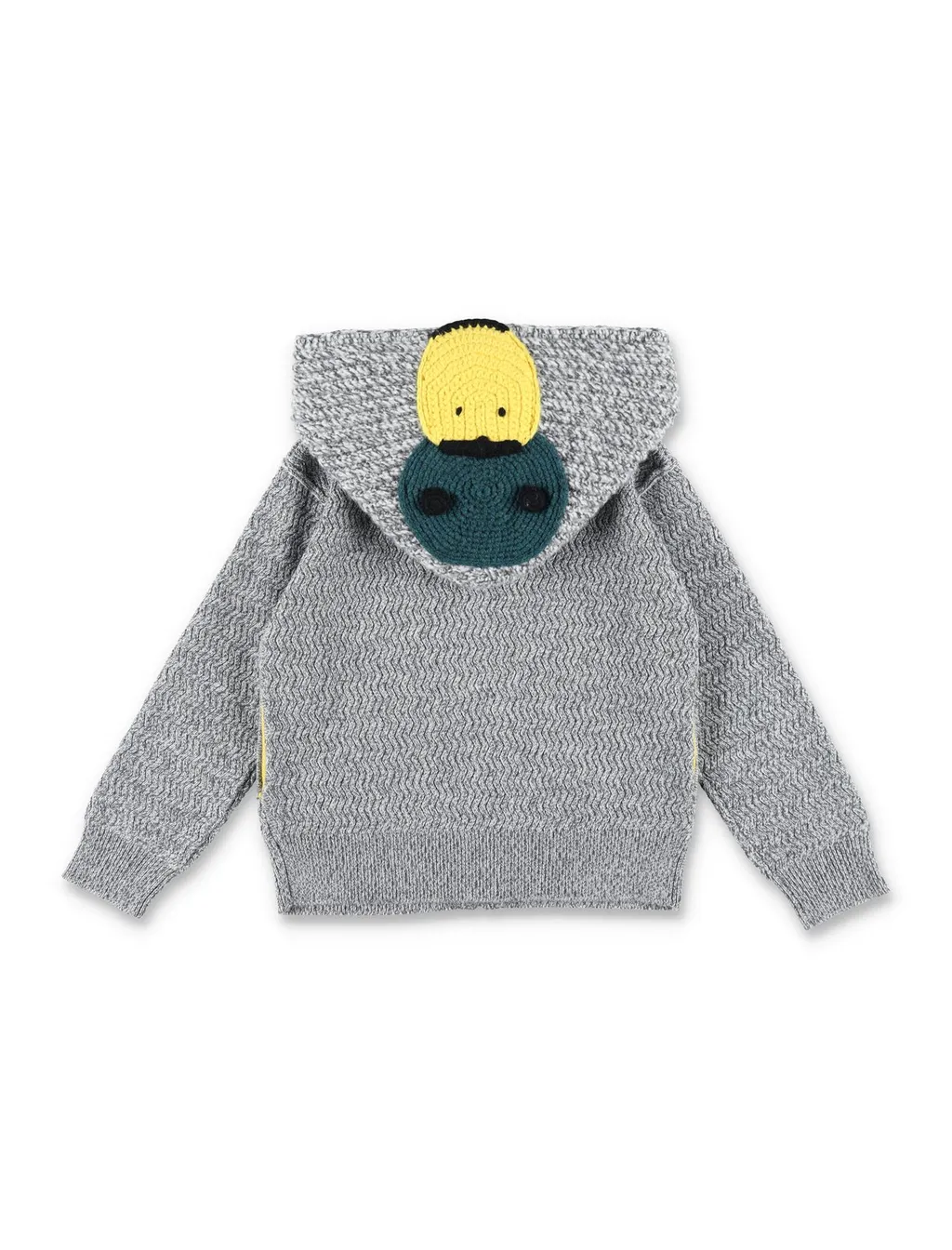 Burberry Kids Logo Embroidered Knitted Hoodie