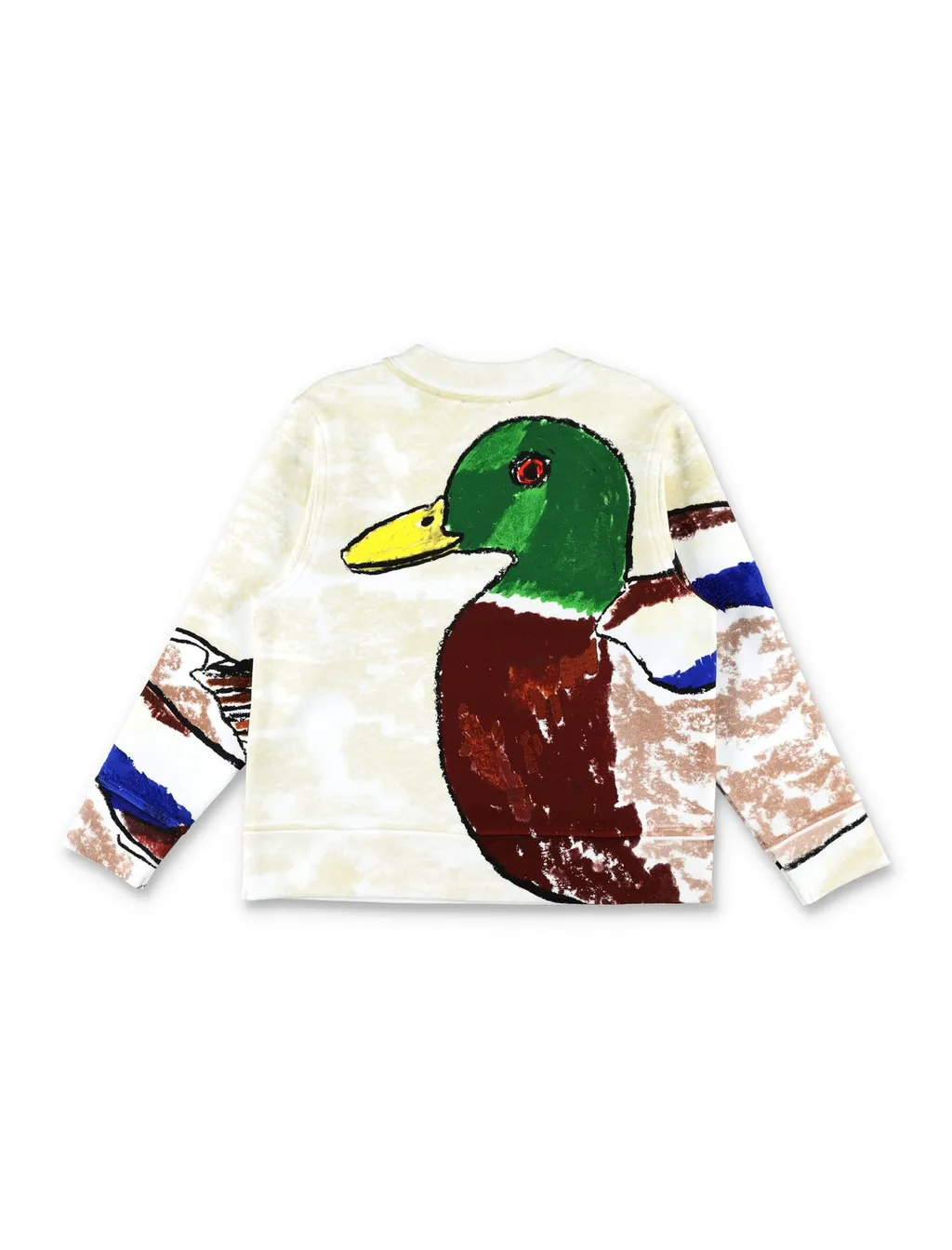 Burberry Kids Duck Printed Crewneck T-Shirt